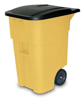 Rubbermaid BRUTE Rollout 50 Gallon Containers FG9W2700 YEL - 1.0 Each
