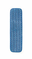 RUBBERMAID Rubbermaid HYGEN Microfiber Wet Pads FGQ41000 BL00 12 Each - MDL-RUBQ410BLU