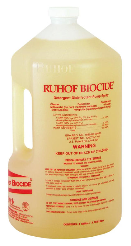 Ruhof Healthcare Biocide Surface Disinfectant 345RBGL - 4.0 Each