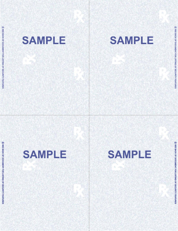 Centurion Secure Rx Papers - RX503P4 - 5 Pack - MDL-RX503P4