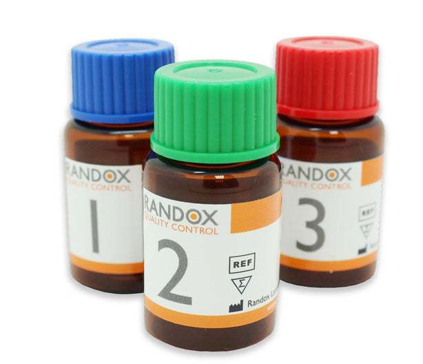 Randox Laboratories Assayed Quality Control, Chemistry, Urine, Level 3 - AU2353 - 12 Each
