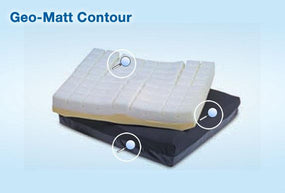 Span-America Medical Geo-Matt Contour Cushions with Antislip Cover GMC1816-96-1 - 1.0 Each