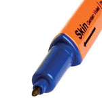 Ansell &amp; 4-in-1 Dual Tip/Dual Ink Skin/Permanent Time Out 2-in-1 No-Roll Marker with Sleeve, Nonsterile - 1031-NNS - 400 Each