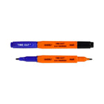 ANSELL HEALTHCARE 2-in-1 &amp; 4-in-1 Time Out Dual Tip/Dual Ink Skin/Permanent Markers 1031 100 Each - MDL-SAD1031