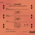 Ansell Healthcare Z-Slider Patient Transfer Sheet and Wall Dispensers 2103 - 60.0 Each