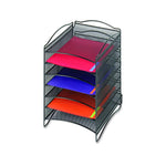 Safco Products Onyx Steel Mesh Literature Sorters 9431BL 1.0 Each-MDL-SAF9431BL