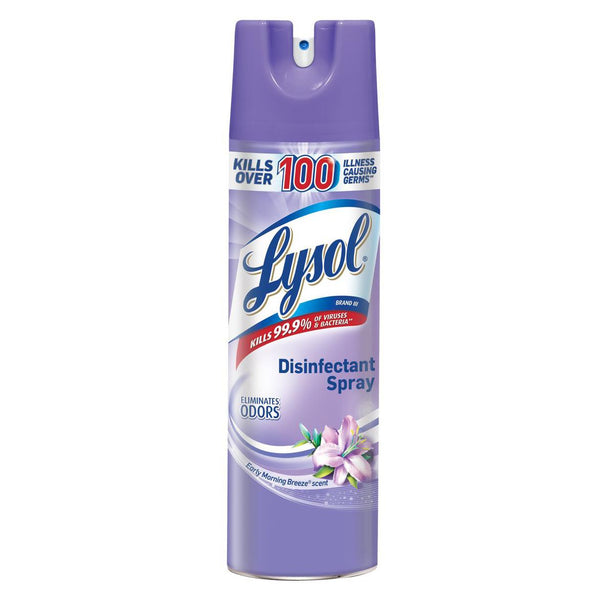 Reckitt Benckiser Professional Original Lysol Aerosol Spray Disinfectant Cleaner, Early Morning Breeze Scent, 19-oz. - SAL1920080834