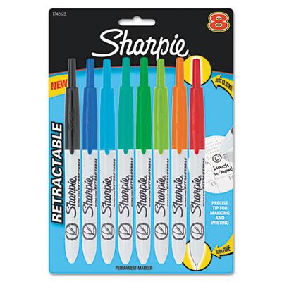 Sanford Ink Company Sharpie Retractable Ultra Fine-Tip Permanent Marker 1742025 8.0 Each-MDL-SAN1742025