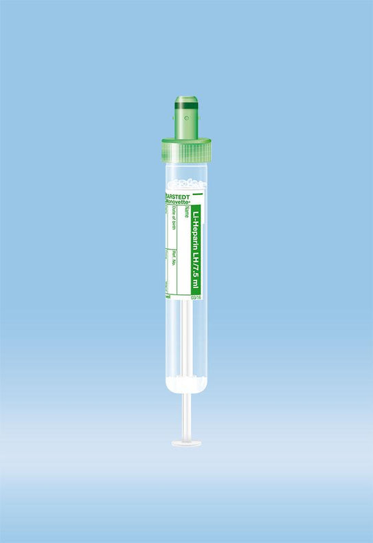 Sarstedt Inc Plasma Lithium-Heparin S-Monovette - SAR011604100