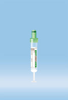 Sarstedt Plasma Lithium-Heparin S-Monovette Sterile Blood Collection Needle with Lithium Heparin Gel, 65 x 13 mm, 2.6 mL - SAR041907100
