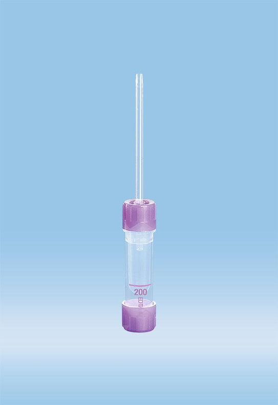 Microvette, 200UL, Hemato/Potassium Prpl, 200 K3 Edta Capillary Blood Collection Vials - 20.1288.100 - 1000 Each
