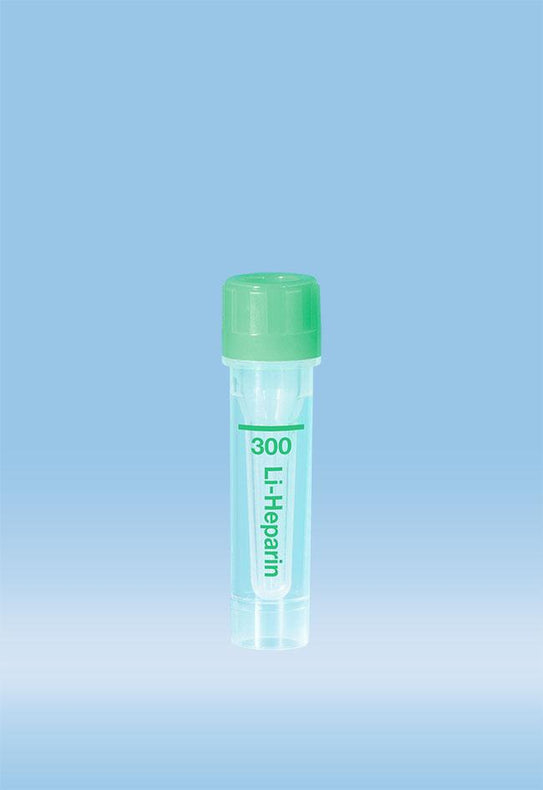 Sarstedt Microvette 300, Conical, 300UL, Li Hep - SAR201309100