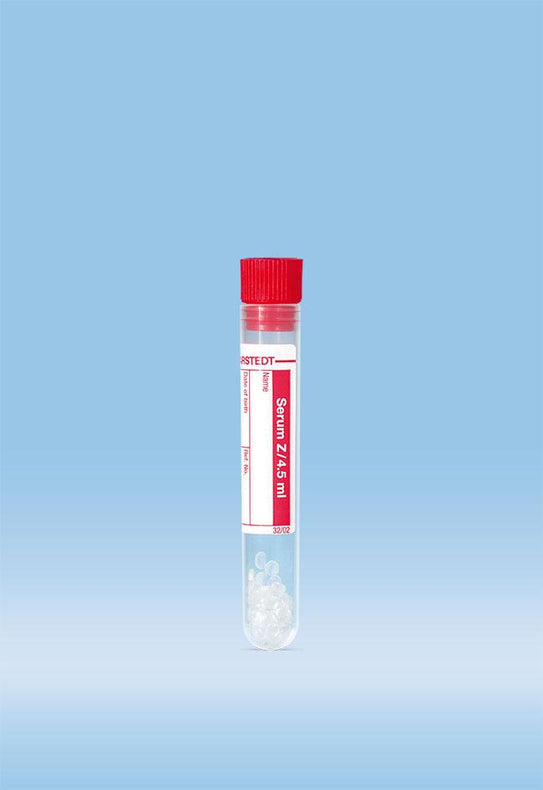 Sarstedt Inc Round Base Polypropylene Tubes with Push Caps - SAR32329100