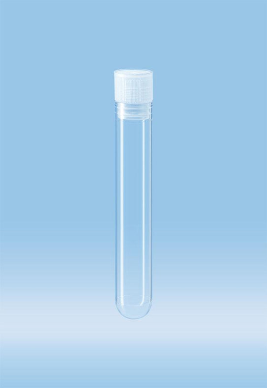 Sterile Round Base PS Tube With Push Cap - 55.468.001 - 500 Pack - MDL-SAR55468001