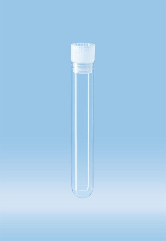 SARSTEDT INC Sterile Round Base PS Tube With Push Cap 55.475.001 1000 Pack - MDL-SAR55475001