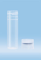 Sarstedt Sterile Flat Base Polypropylene with Tube, 8ML, Screw Cap, 57X16MM, O-Ring, Str - SAR60542052