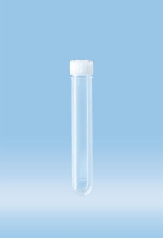 SARSTEDT INC Round Base PP Tubes With Screw Caps 60.610.001 500 Pack - MDL-SAR60610001