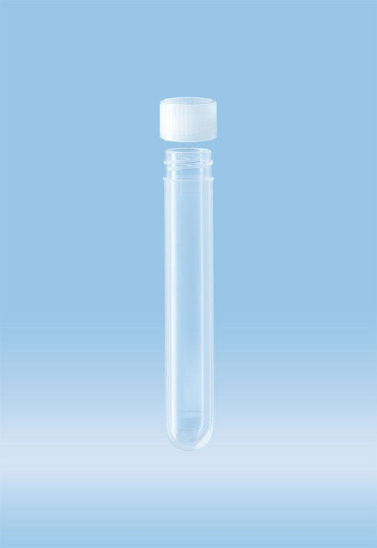Sarstedt Inc 10ml 92x15.3mm Round Base with Screw Cap Tube 60.610.300 1000.0 Pack-MDL-SAR60610300