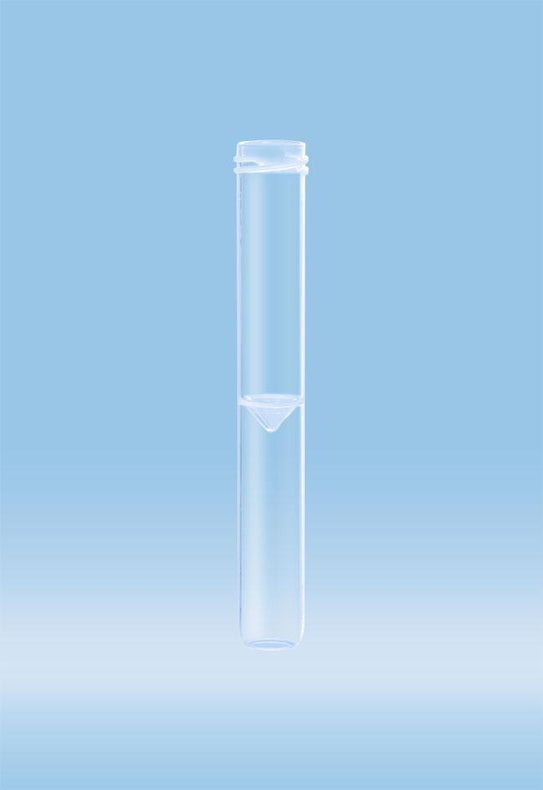 Sarstedt Flat False Bottom Without Cap 60.617.010 Tube, Fcbr, 3.5ML, 13X92MM, Pp, No Sc & Print - MDL-SAR60617010 - 1000 Each