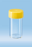 Sterile Base With Screw Tube, 25ML, SC, PS, Flat BS, Yellow PE CAP, ST - 60.9922.115 - 500 Pack