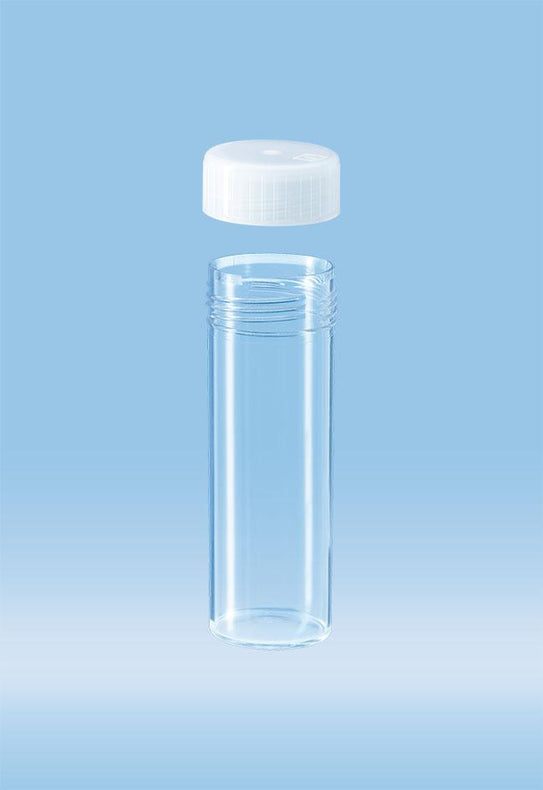 SARSTEDT INC Flat Base Polycarbonate/Polystyrene Tubes with Screw Cap 60.9922.221 1000 Pack - MDL-SAR609922221