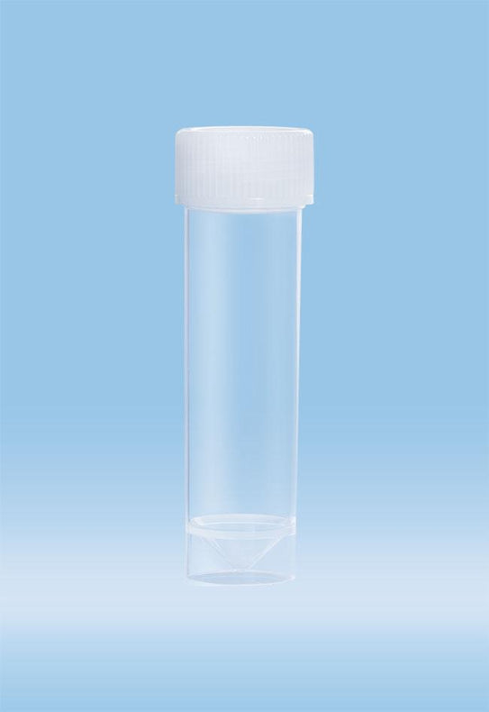 Sarstedt Skirted Base With Screw 60.9922.241 Tube, 25ML, Sc, Pp, Conical / Skirt, Nat Pe Cap - MDL-SAR609922241 - 500 Each