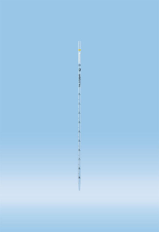 1ml Serological Pipette with Cotton Plug - 86.1251.025 - 1000 Each - MDL-SAR61251025A