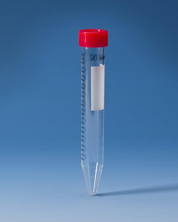 SARSTEDT INC Conical Base PS Tubes With Screw Caps 62.553.002 500 Pack - MDL-SAR62553002