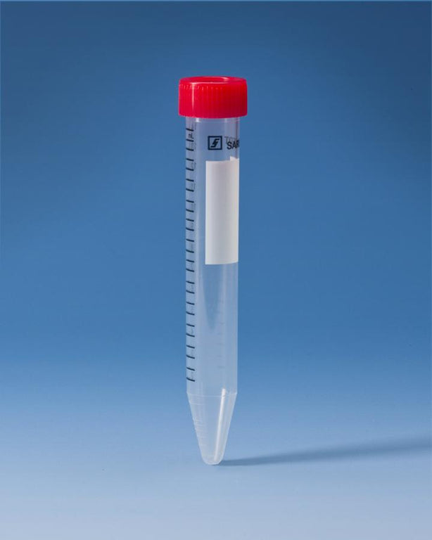 SARSTEDT INC 15ml 120x17mm Conical Bottom PP Tube 62.554.100 500 Pack-MDL-SAR62554002