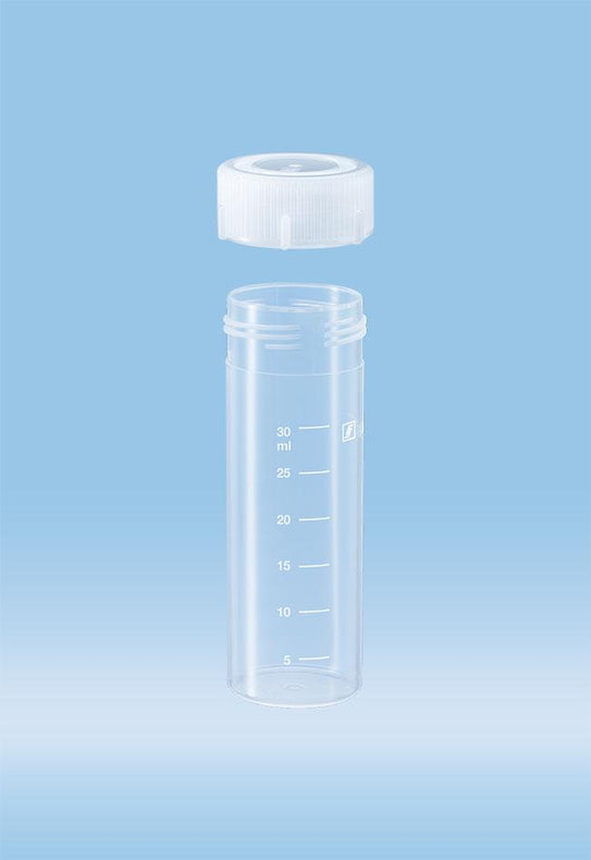 SARSTEDT INC Flat Base PP Tube With Screw Caps 62.555 450 Each - MDL-SAR62555