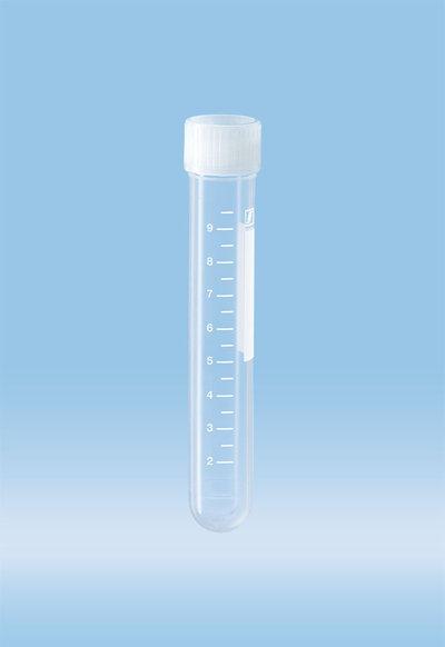 Sarstedt Inc 10ml 92x15.3mm Round Base with Screw Cap Tube 62.610.201 500.0 Pack-MDL-SAR62610201