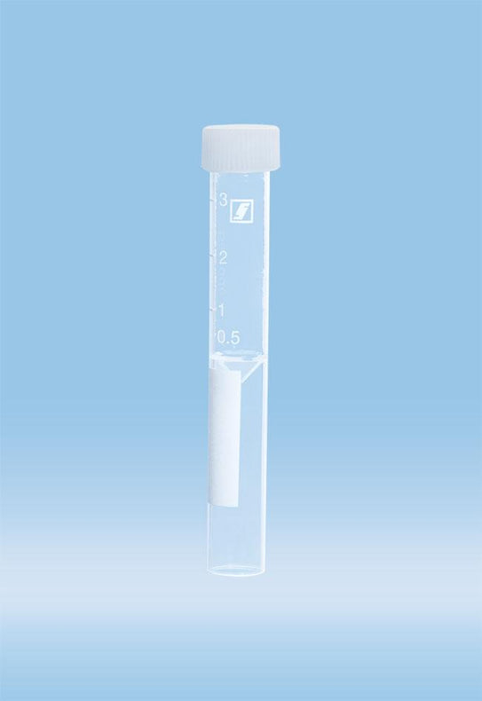 Flat False Bottom Tube WithCap - 62.613 - 1000 Each - MDL-SAR62613