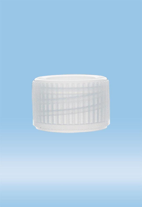 Sarstedt HD-PE Screw Cap, for 11.5-12MM Tube, Neutral - SAR651121
