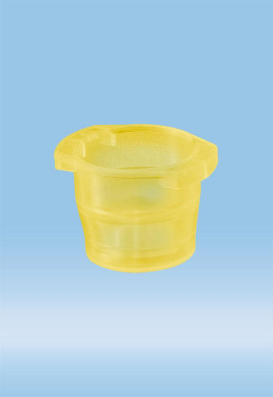 Sarstedt Muti-Fit 10-17mm Cap, Multi-Fit, for 10-17 mm Tubes, Yellow - SAR651379004