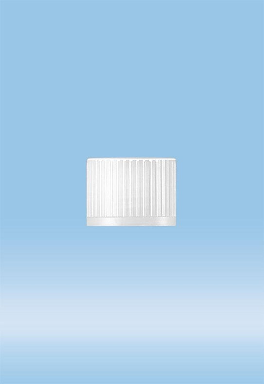 Sarstedt 16mm Screw Cap for 16 mm Tube, Blue - 65.176.003 - 5000 Pack