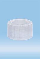 Sarstedt HD-PE Cap, Screw, Pe, for 13MM Tube, Natural - SAR65726
