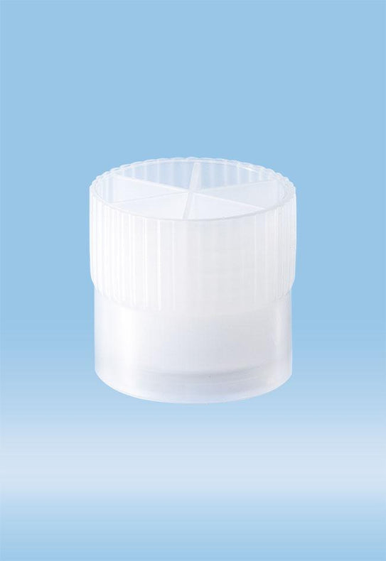 Sarstedt Inc HDPE Skirted Push Caps 65.72 - 2000.0 Pack - MDL-SAR6572