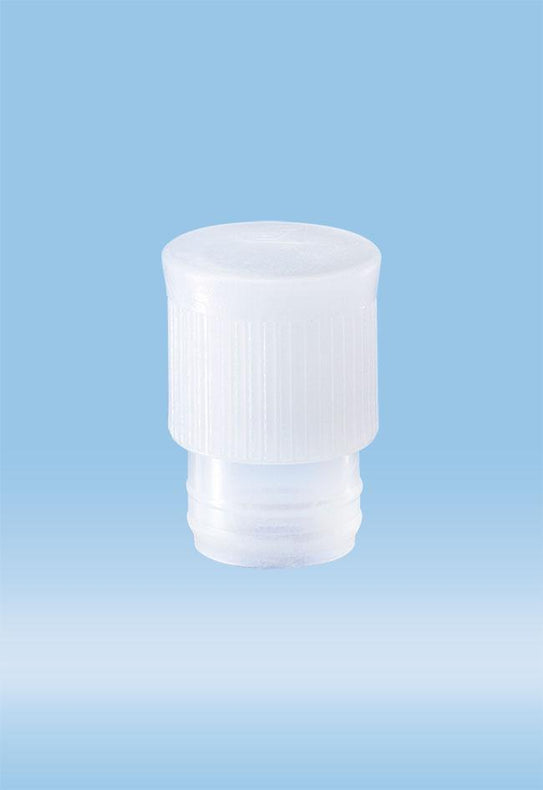 SARSTEDT INC Flat Push Cap 65.804.300 5000 Pack - MDL-SAR65804300