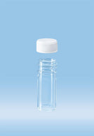 SARSTEDT INC Flat Bottom 7 mL Tube with White Cap and Rubber O-Ring Seal 71.9923.610 1000 Pack - MDL-SAR719923610