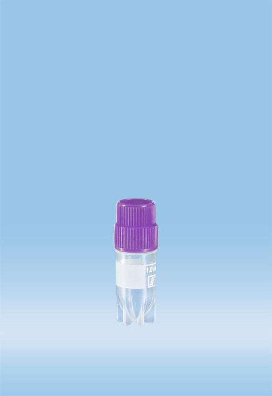 SARSTEDT INC Sterile CryoPure Polypropylene Tubes with Quick-Seal Screw Caps 72.377.007 2000 Pack - MDL-SAR72377007