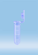 Sarstedt Microtube with Attached Micro Tube, 2ML, Pp, Wide Hinge Cap, Purple - SAR72691007