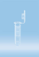 Sarstedt Microtube with Attached Micro Tube, 2ML, Pp, Wide Hinge Cap, Neutral - SAR72691