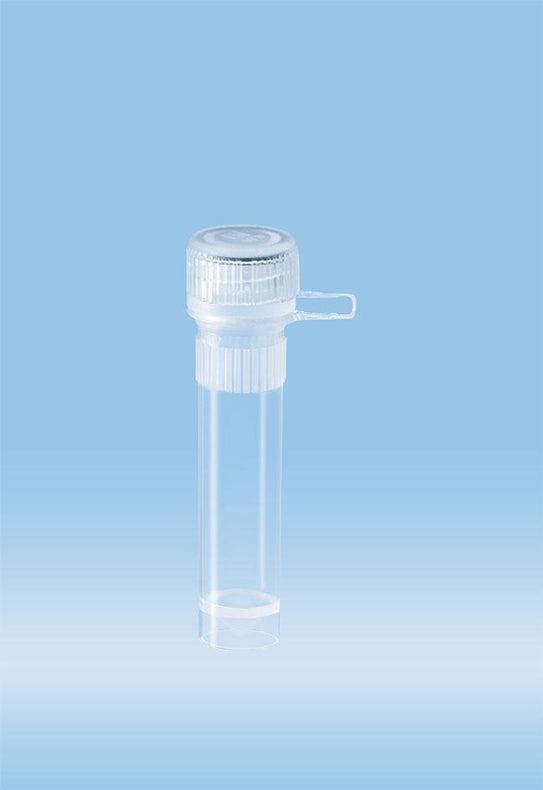 Sarstedt Without Micro Tube with Screw Cap, 2 mL, Polypropylene, Conical Base with Skirted Base, Sterile - SAR72694105