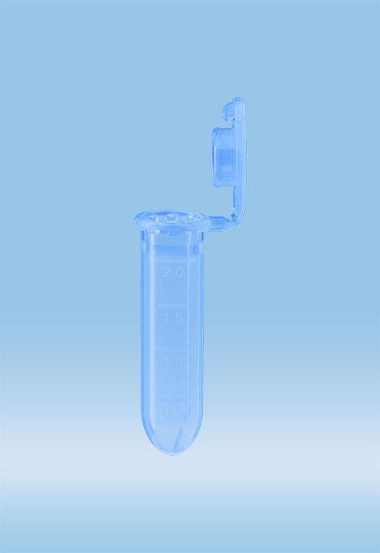 Sarstedt Safe Seal MicroTube Micro Tube, 2ML, Pp, Safeseal, Blue, 250/BG - SAR72695006