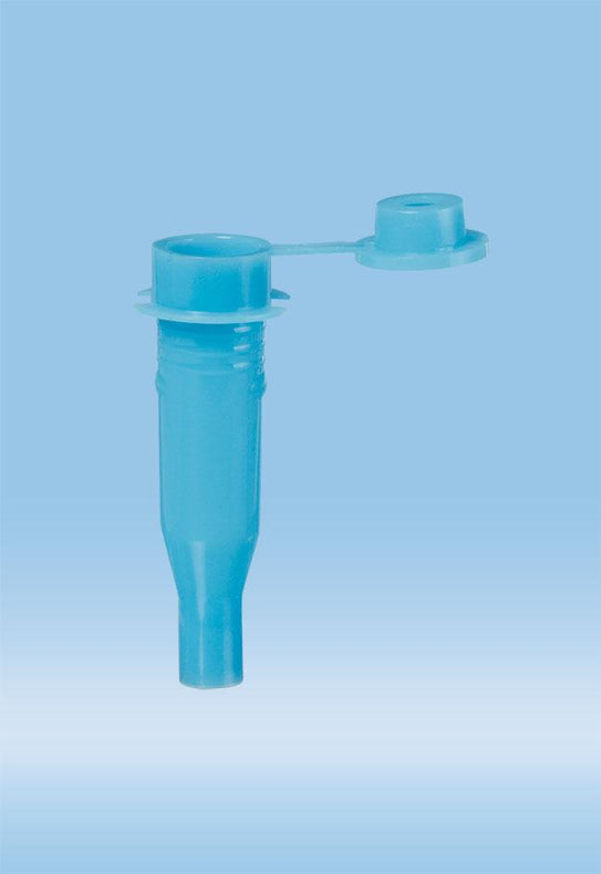 Sarstedt Sample for Cobas System Sampling Cup, 0.6 mL, Blue - SAR73911
