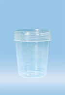 Sarstedt Disposable Containers with Screw Cup, Urine, 100ML, Pp, No Cap, 50/BG - SAR75563