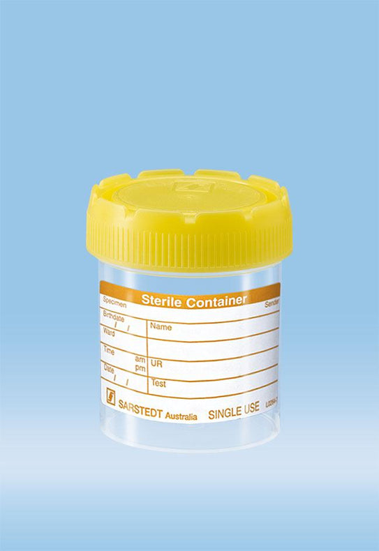 Sarstedt Inc 70ml-500ml Containers with Screw Cap 75.9922.730 - 500.0 Pack