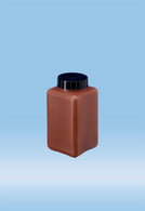 Sarstedt Black PE Urine Container with Screw Cap, 1/4" L, Brown - SAR77582