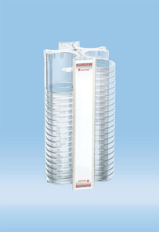 Sarstedt Holder, Petri Dish, Dishrack 80, Neutral - SAR931646