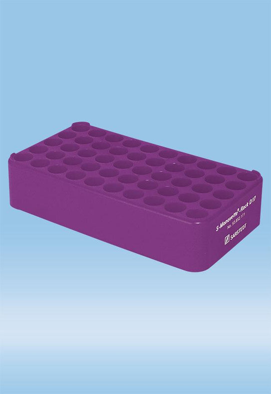 S-Monovette D17 Rack with and without Handles - 93.852.169 - 20 Pack - MDL-SAR93852169